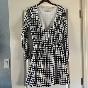 Abercrombie + Fitch Windowpane Mini Dress | Size L | EUC
